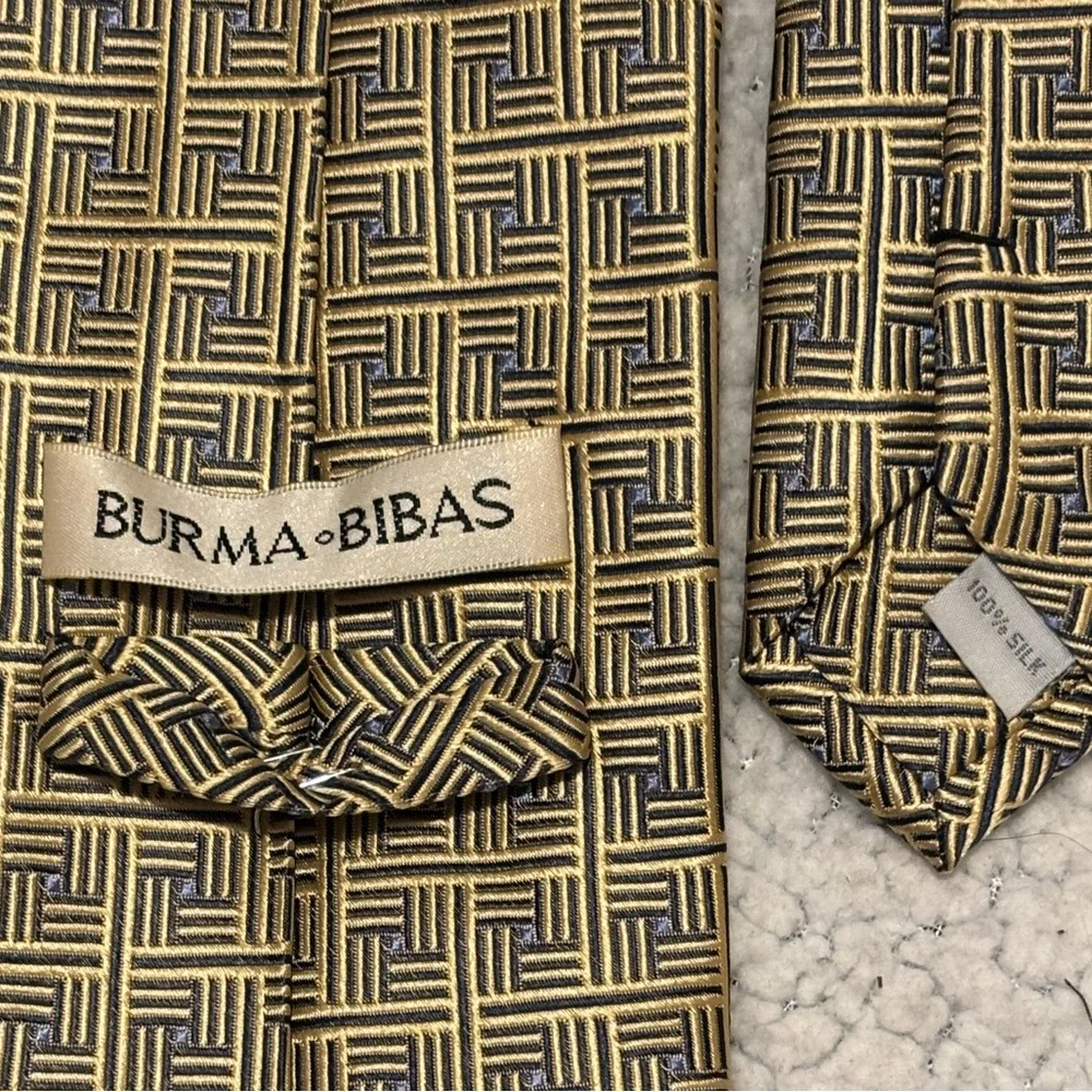 Burma Bibas Tie Men’s‎ 100% Silk